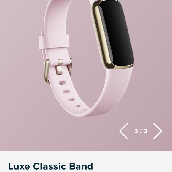 Authentic NEW peony Fitbit Luxe band - Picture 2 of 2